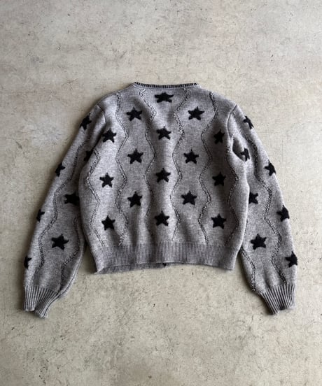 point star cardigan