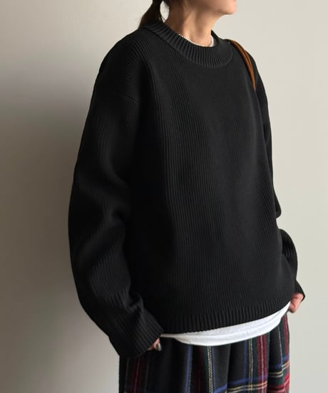 diver crew neck knit