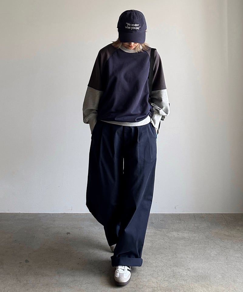 smooth chino wide pants | ARULLE