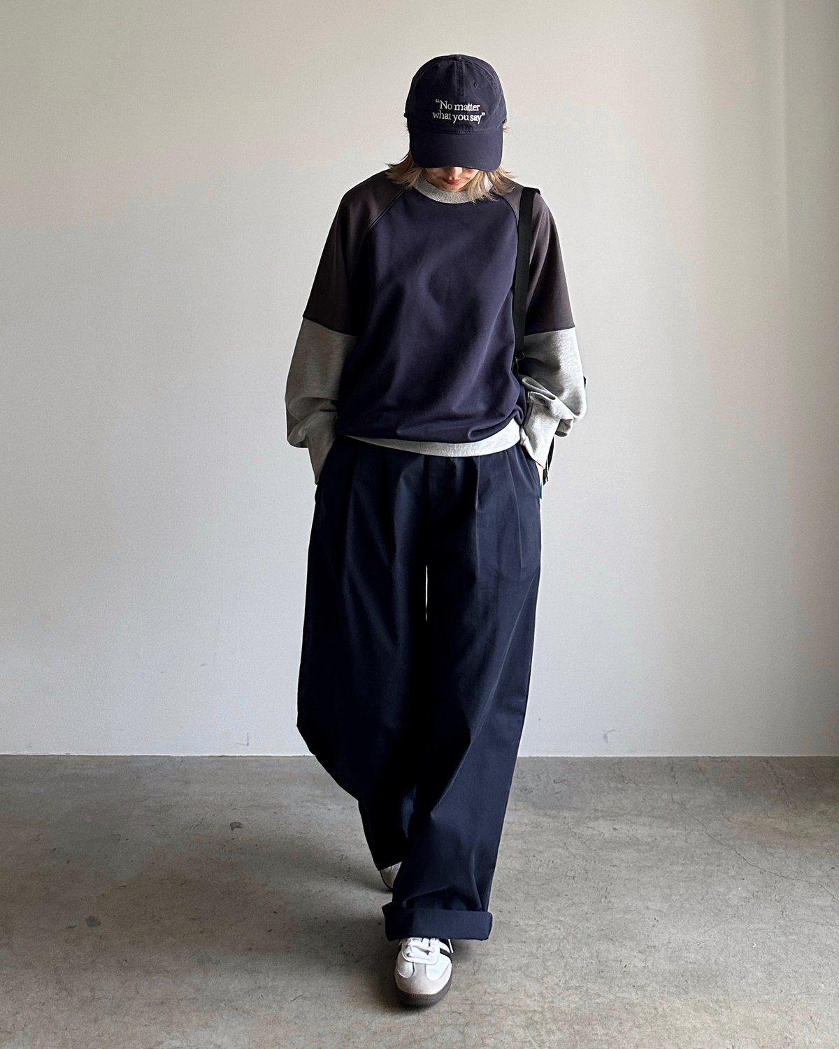 smooth chino wide pants | ARULLE 