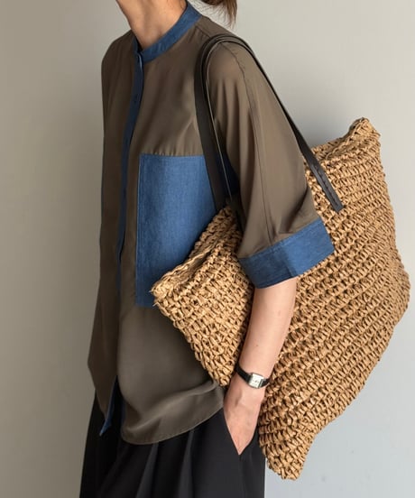 straw tote bag