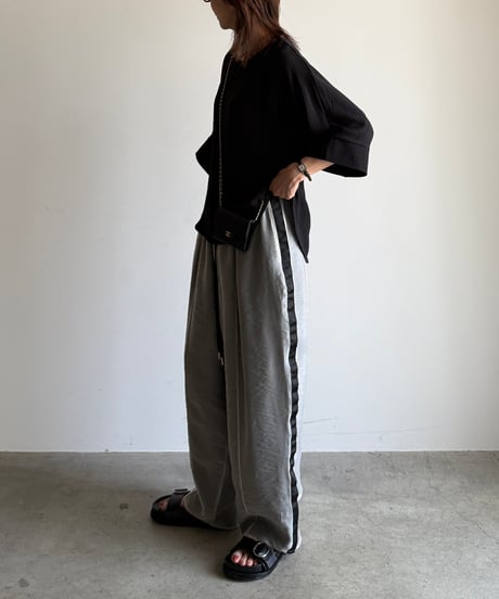 layered side line pants