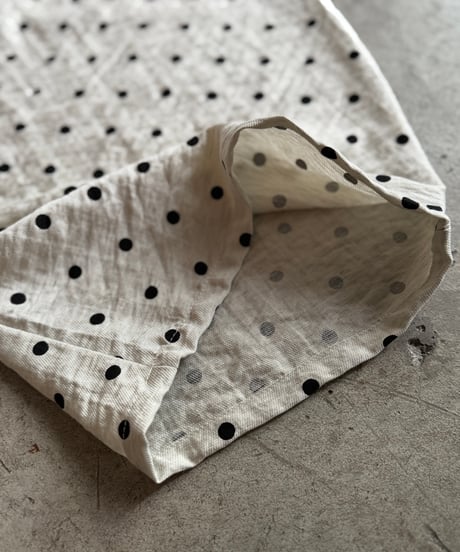 dot oval relax pants【一部予約】