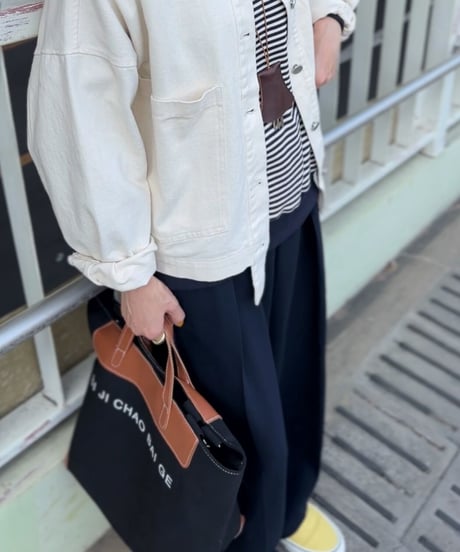 3way canvas logo tote bag