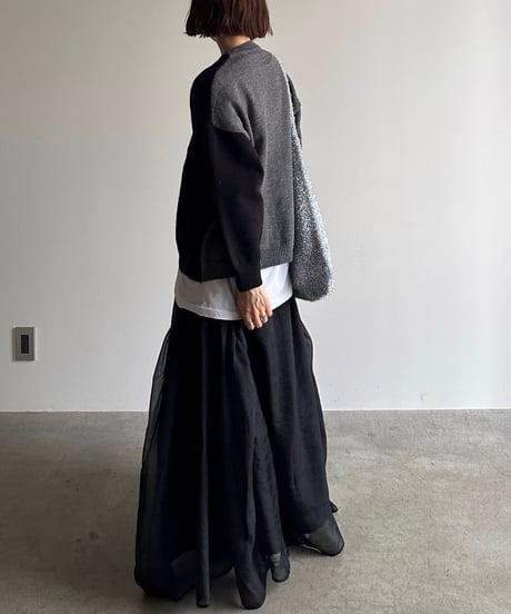 organdy flare skirt