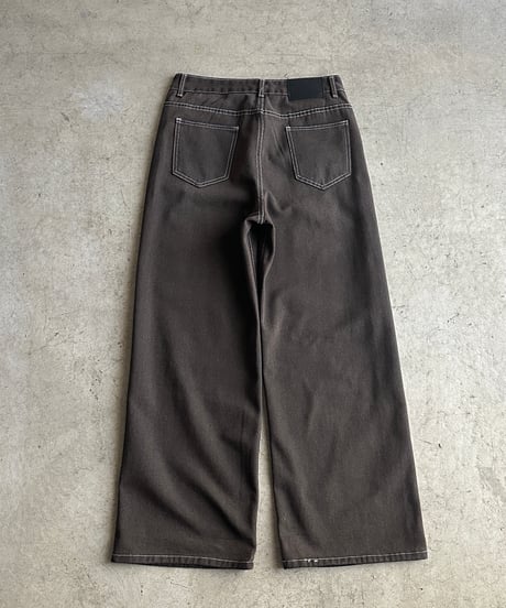 loose brown denim