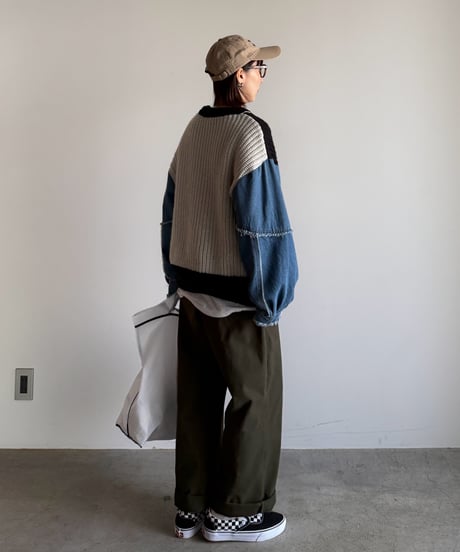side adjust chino pants