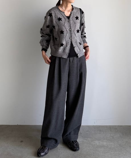 roll up warm slacks〈plain〉