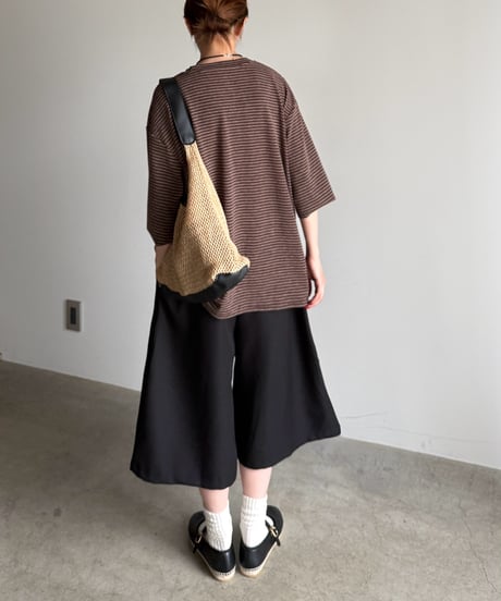 soft stretch border t-shirt