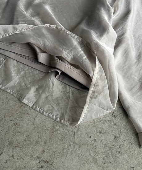 sheer layered pullover