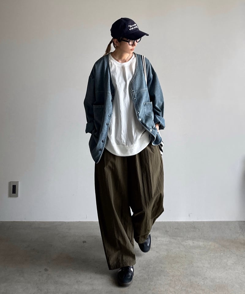 値下げしました♩】v-collar denim jacket arulle