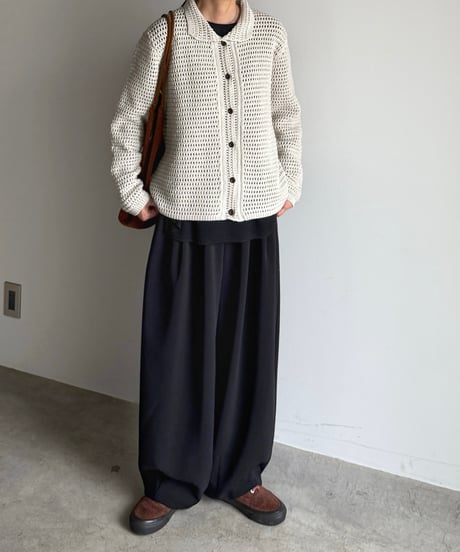 long rib sleeve pullover〈plain〉