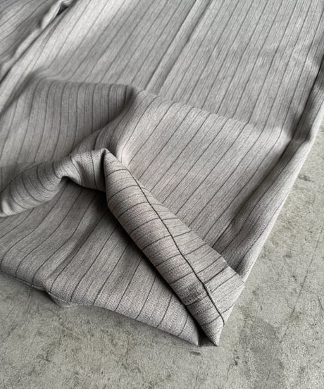 herringbone suspender wide pants