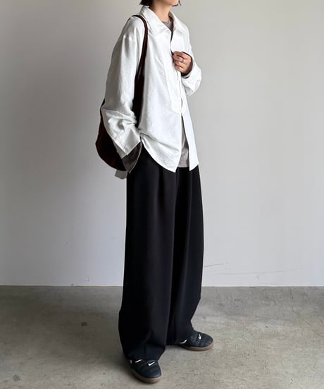 mesh velour pullover