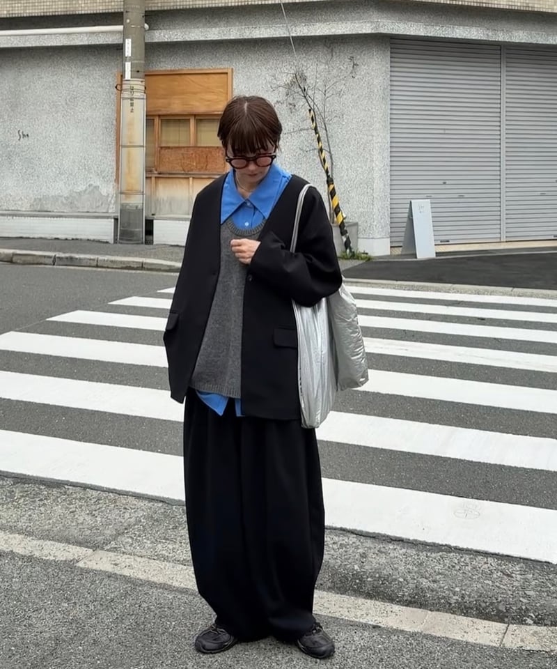 two tuck cocoon pants (set up対応) | ARULLE