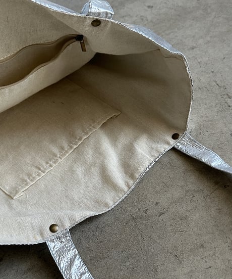 metallic tote bag【一部予約】