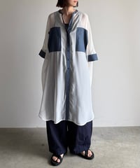 dungaree pocket long shirt