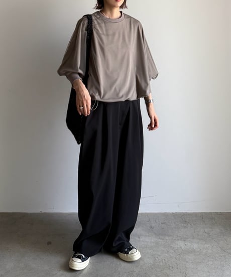 over tulle dolman pullover