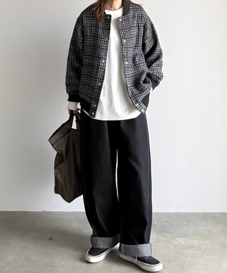 tweed stadium jacket