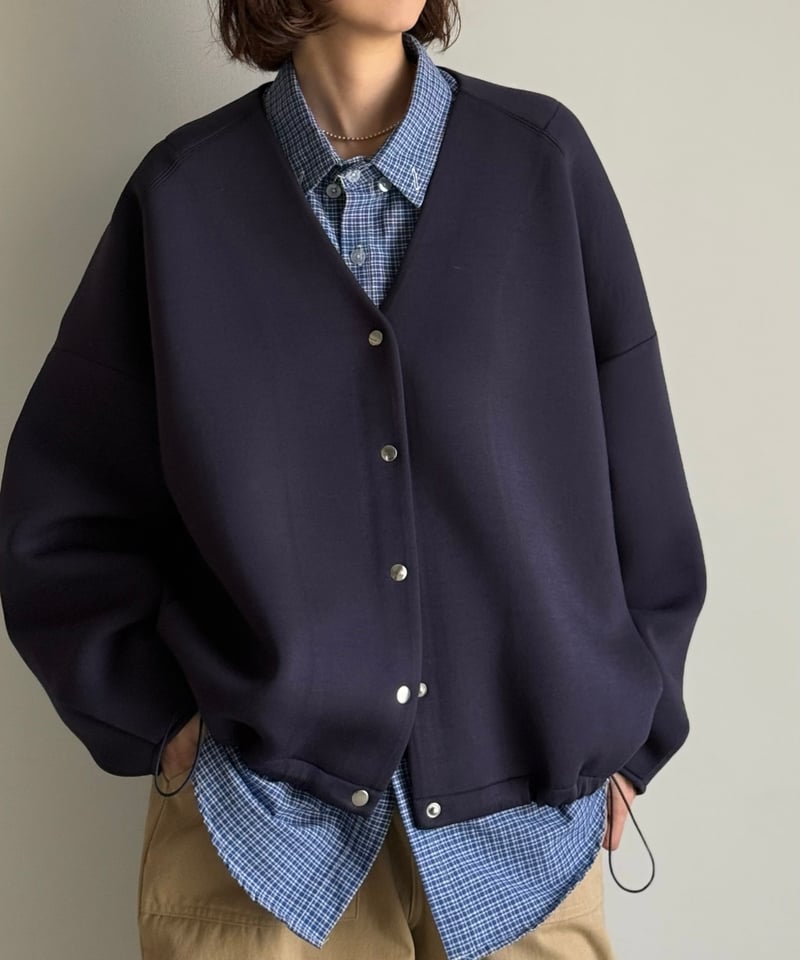 front snap diver cardigan | ARULLE