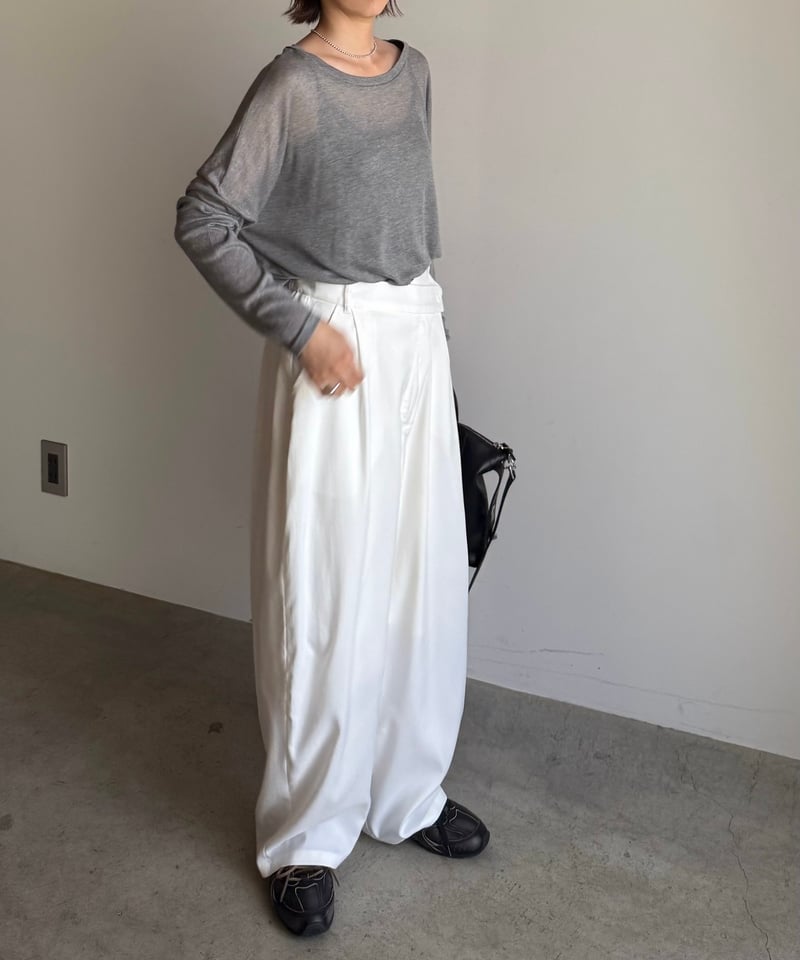 DONDUP DP268BGSE068BM5999 関税送料込 drape wrap pants (set up対応) | ARULLE