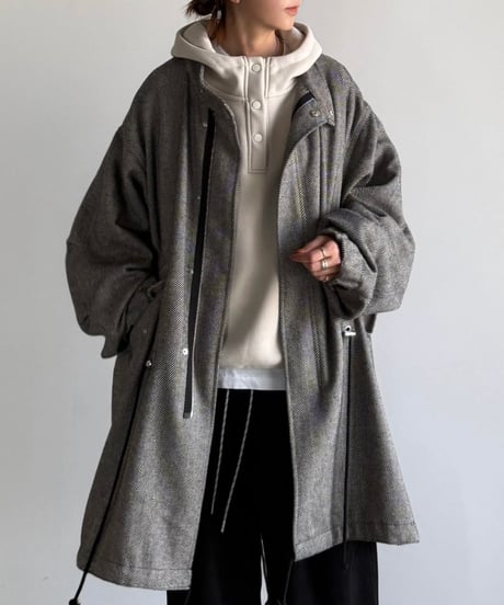 half snap hood sweat