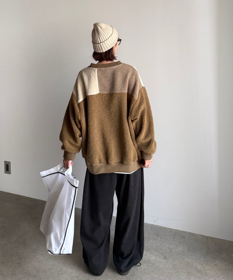 新品　新作　かぐれ　Boa pullover ボアプルオーバー かぐれ｜ウールボアプルオーバー - かぐれ(カグレ) | キナリノモール