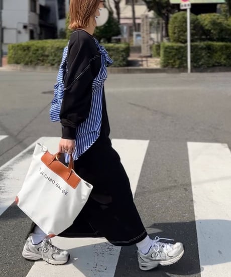 3way canvas logo tote bag