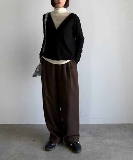 roll up warm slacks〈plain〉