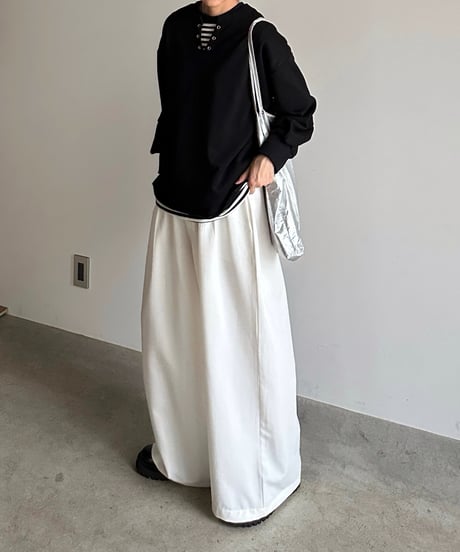 eyelet skipper pullover
