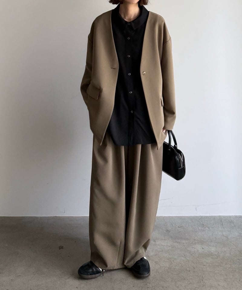 ジャケット・アウター collarless cocoon jacket collarless cocoon jacket (set up対応) | ARULLE