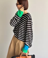 color cuff border cut sew