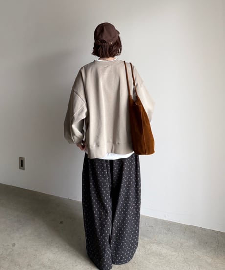 petit flower relax pants