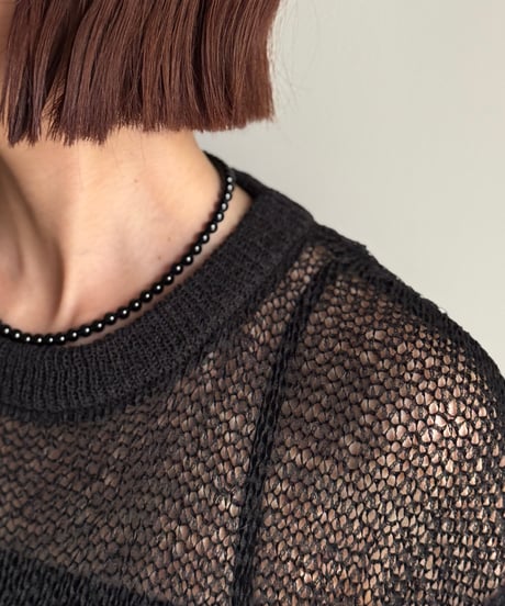 sheer loose knit PO