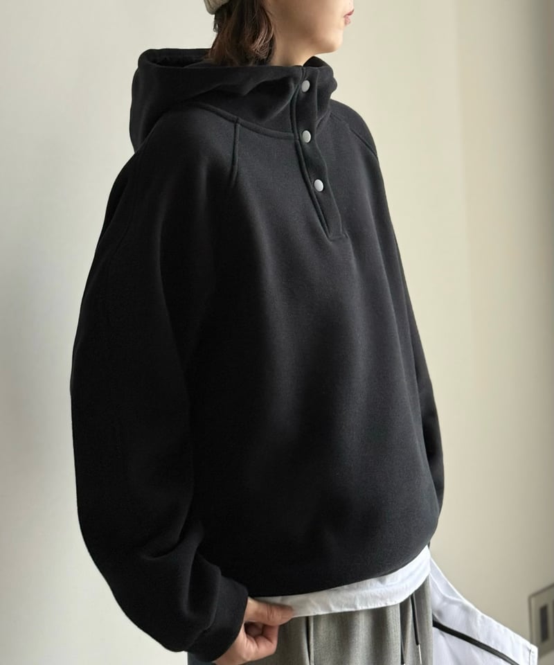ARULLE half snap hood sweat 新品タグ付き half snap hood sweat | ARULLE