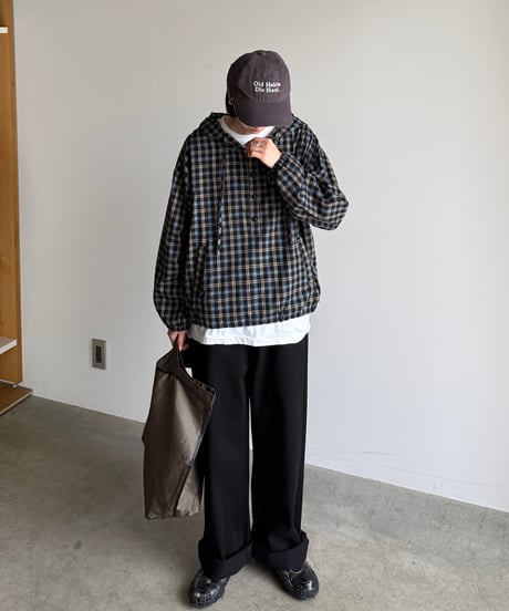 pattern hoody shirt