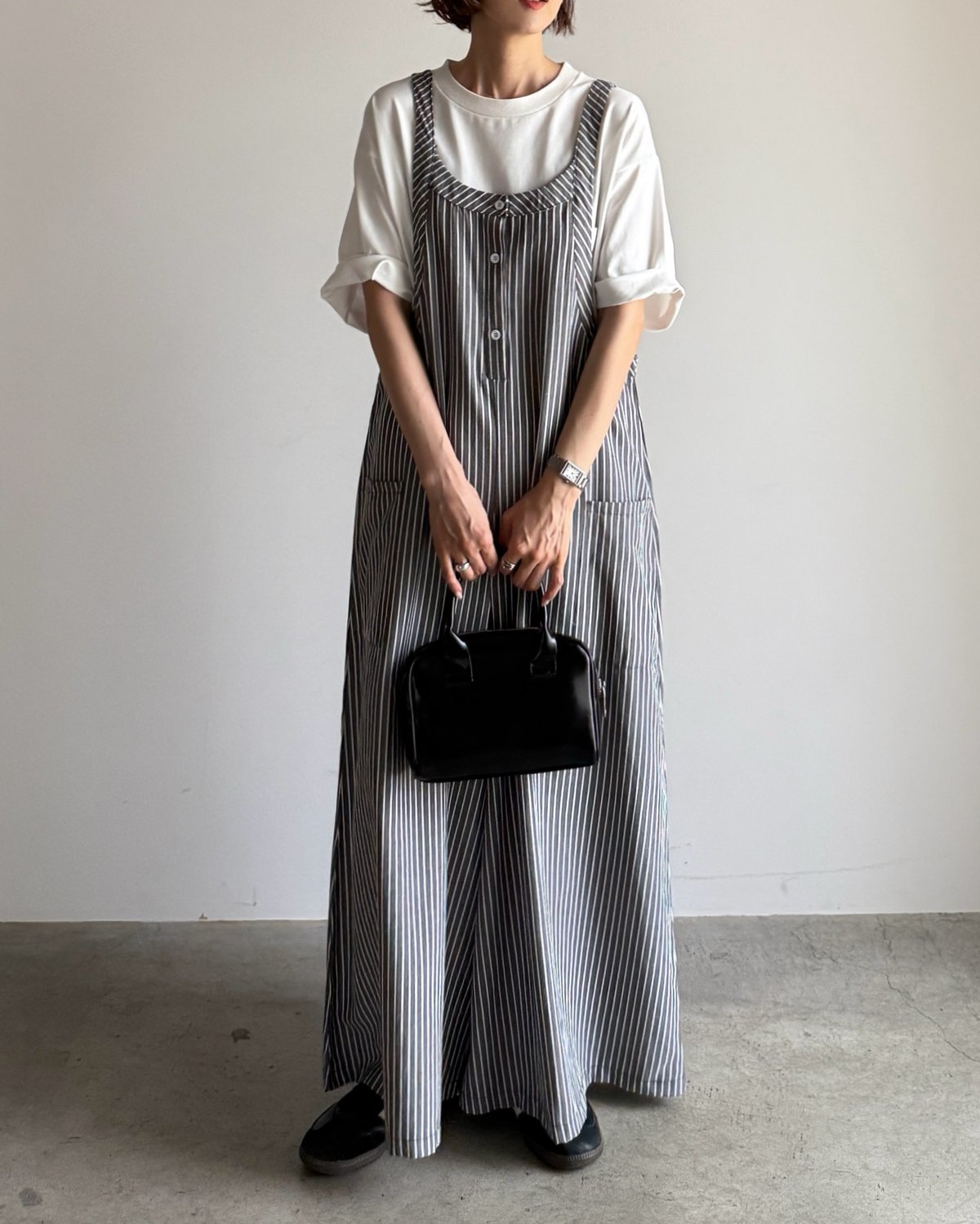 あみ　ella (eLLa_selectshop) スカラップサロペット ella_selectshop スカラップワンピース 新品（ella selectshop