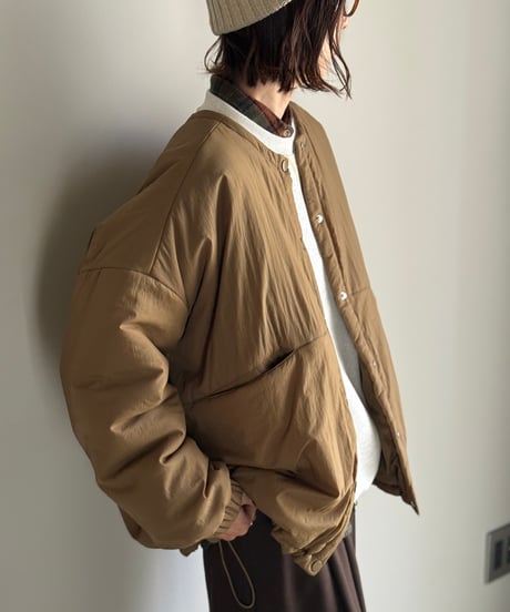 【POPUP】inner cotton light jacket