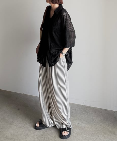 casual stripe pants【一部予約】