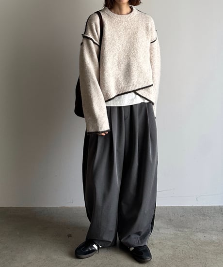 focal seam design knit
