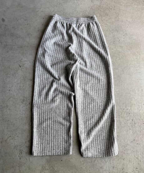 rib stripe easy pants