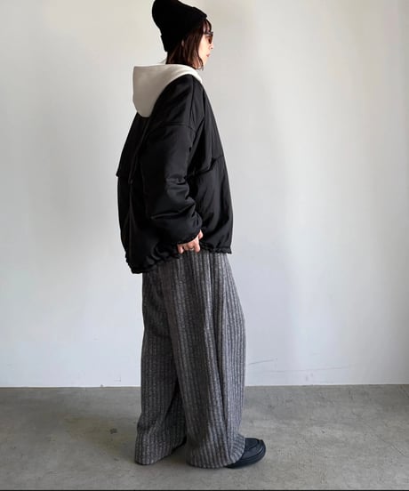 half snap hood sweat