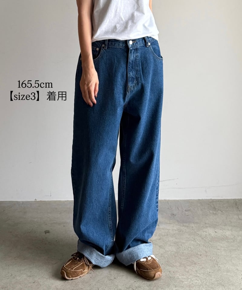 urban flow straight denim | ARULLE