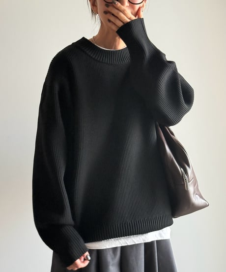 diver crew neck knit