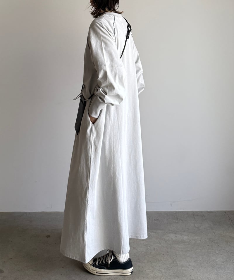 waist shirring stitch one piece | ARULLE