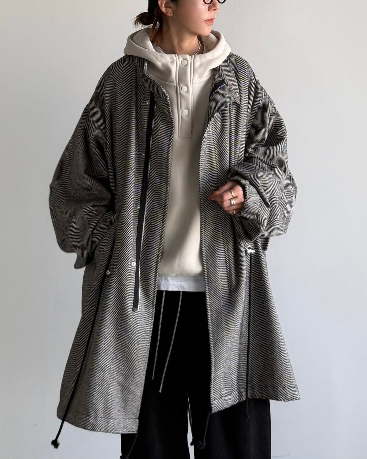 herringbone mods coat | ARULLE