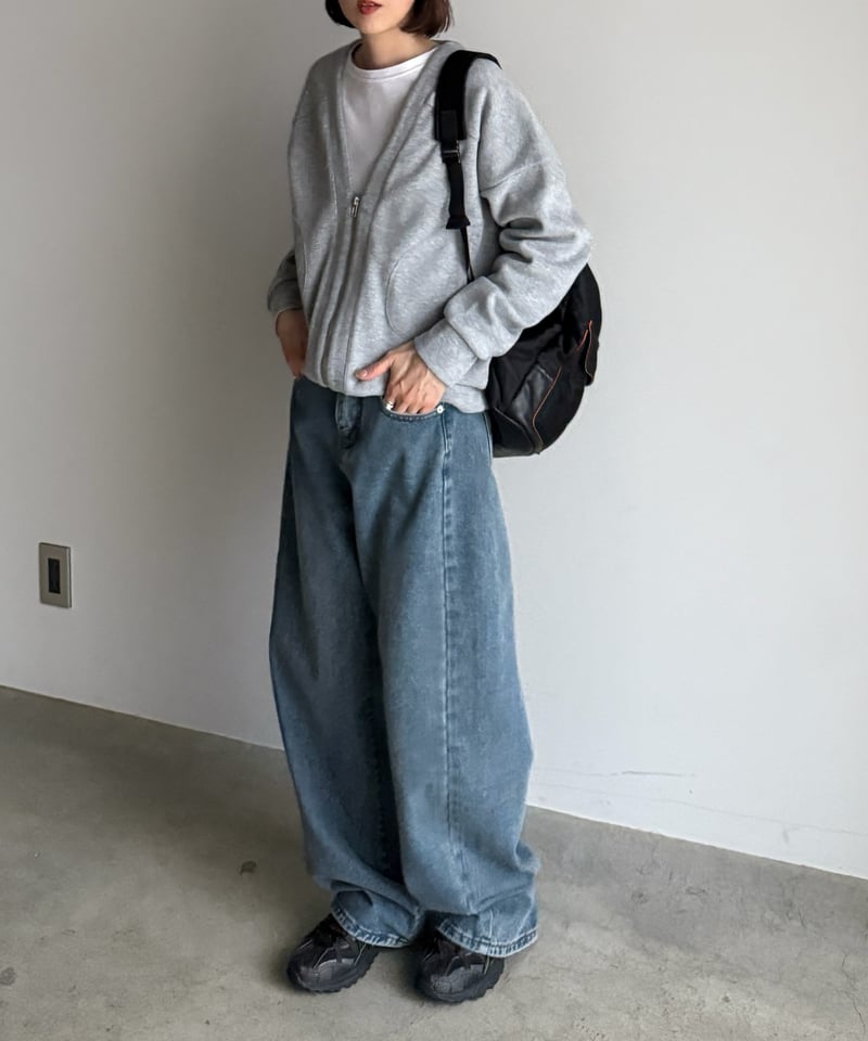 mannish oval denim pants | ARULLE