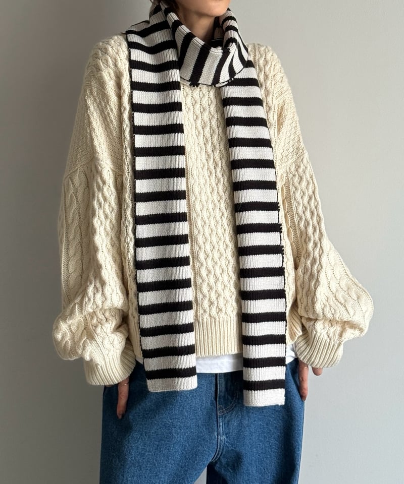 border long muffler | ARULLE