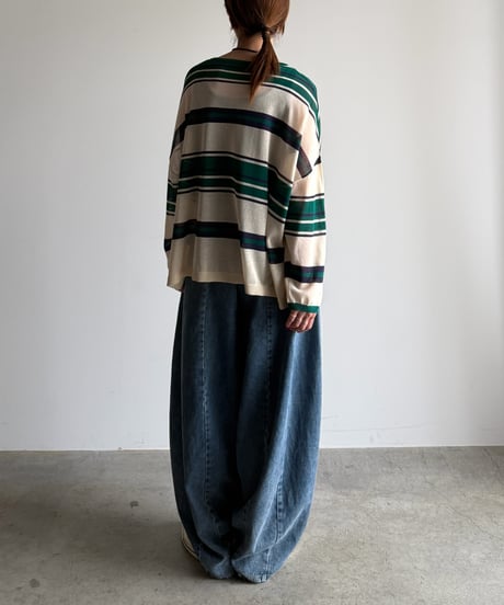 cool touch multi border knit