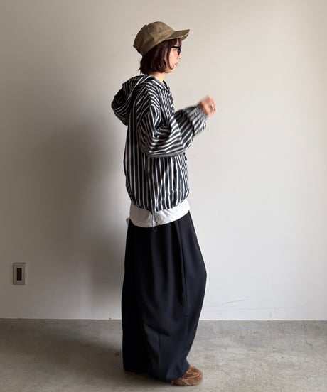 pattern hoody shirt